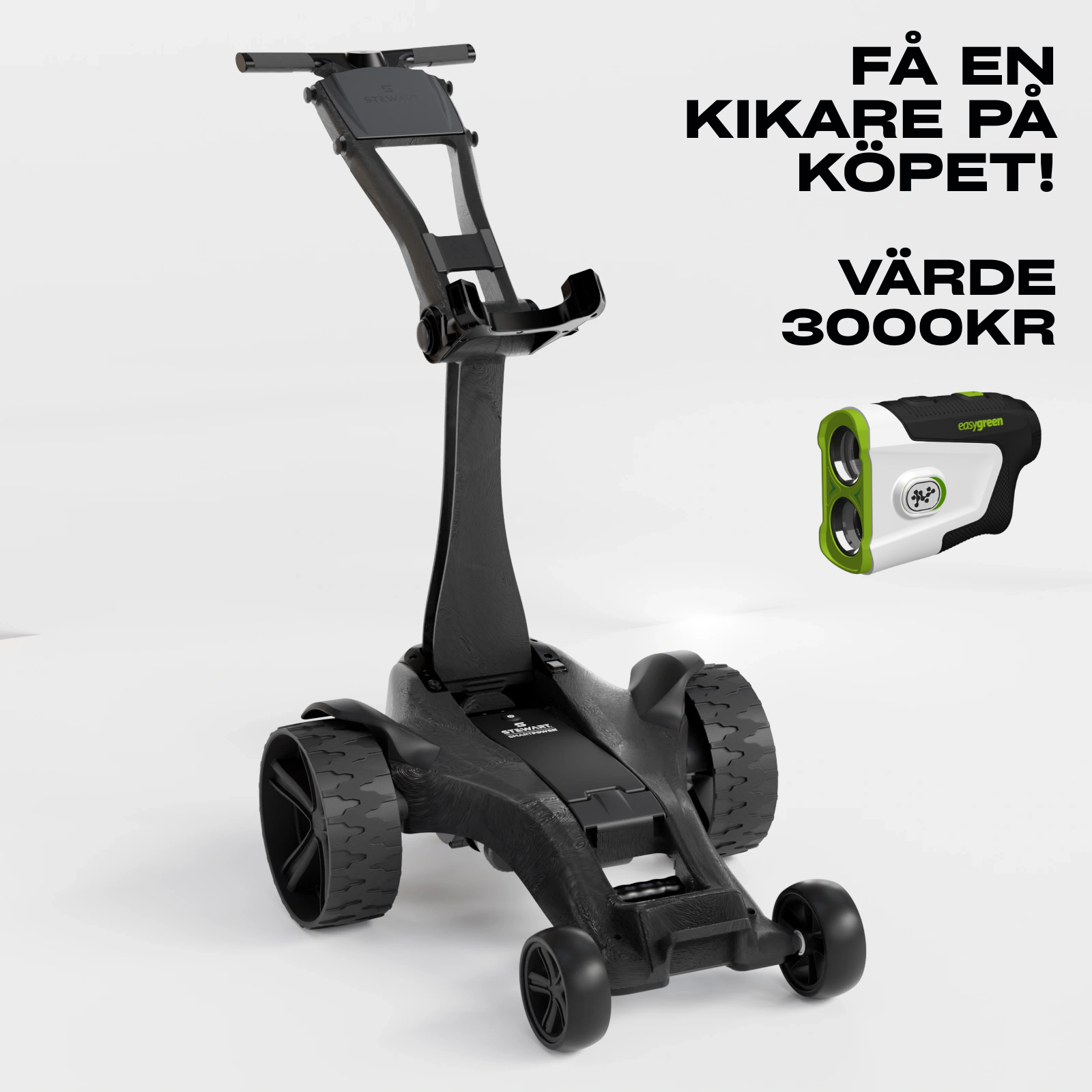 Stewart Golf VERTX Remote – Fjärrstyrd Golfvagn